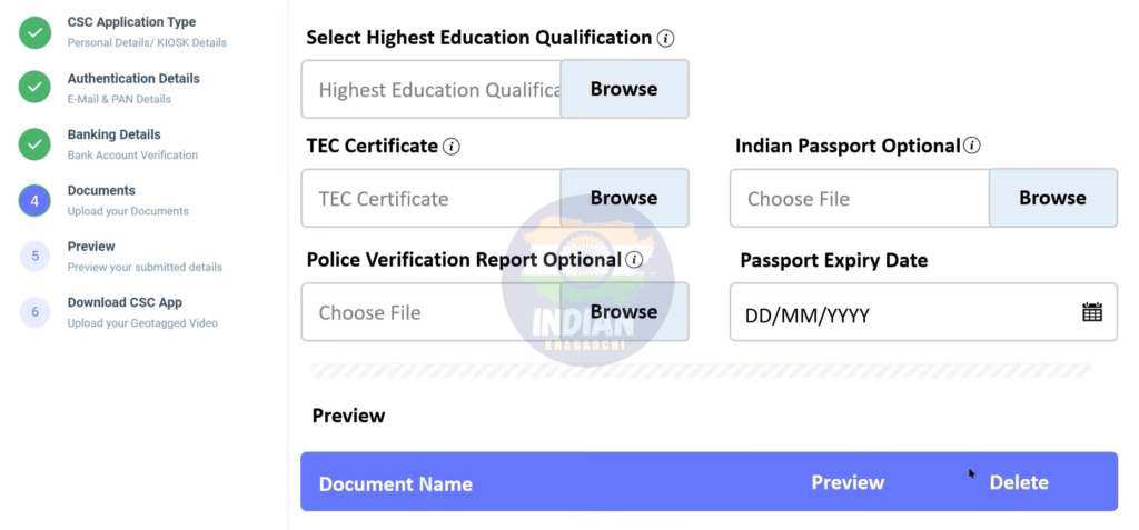 CSC Registration Process