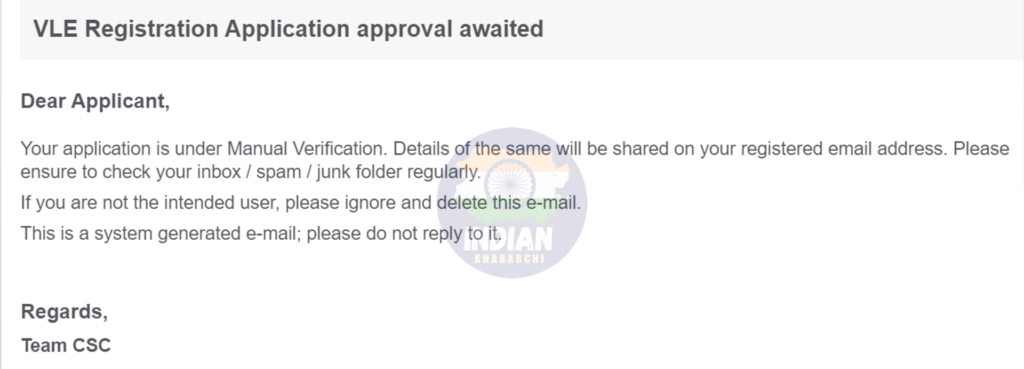 CSC Registration Process