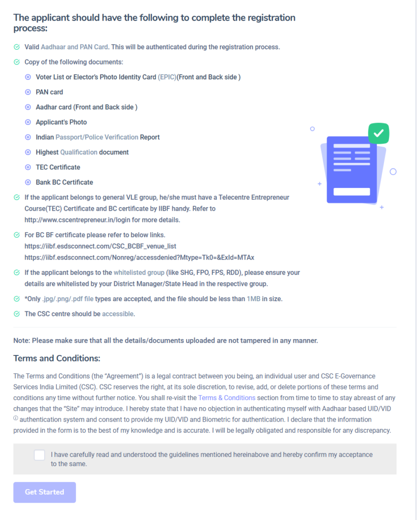 CSC Registration Process 2024