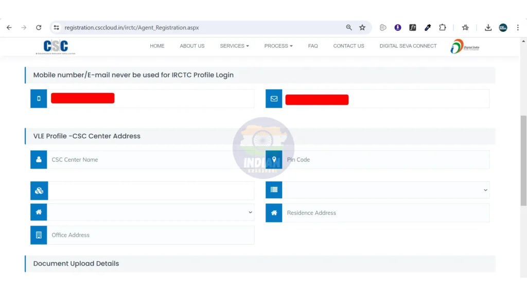 CSC IRCTC Registration 2024