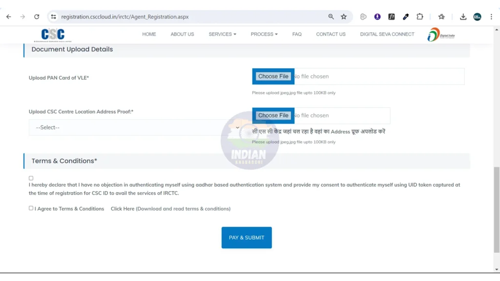 CSC IRCTC Registration 2024