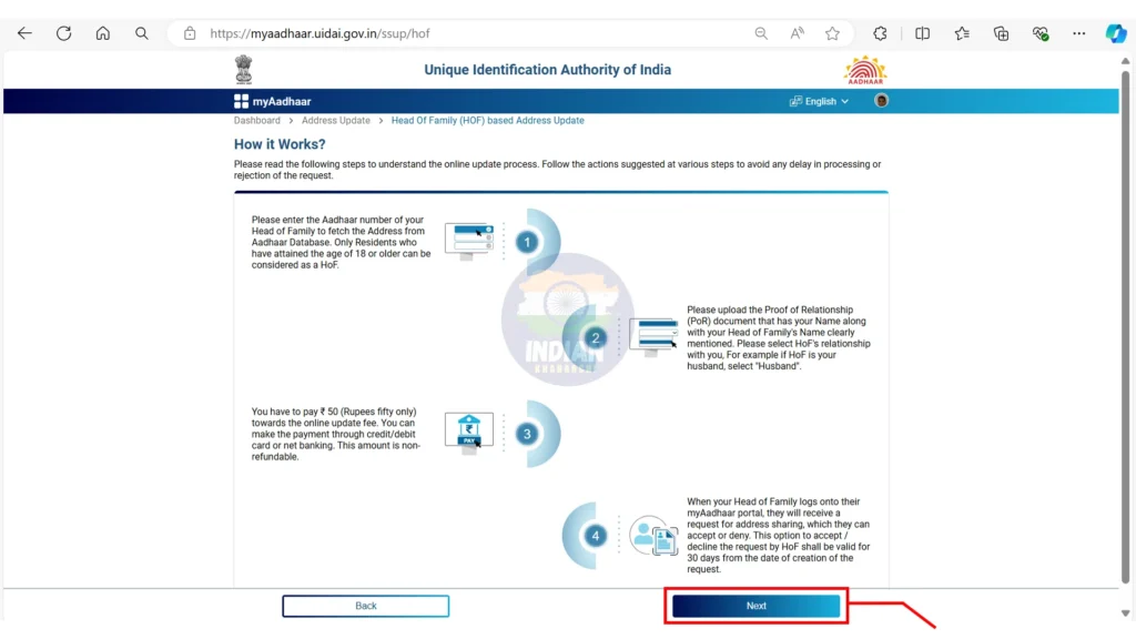 Aadhaar Card Address Change Online