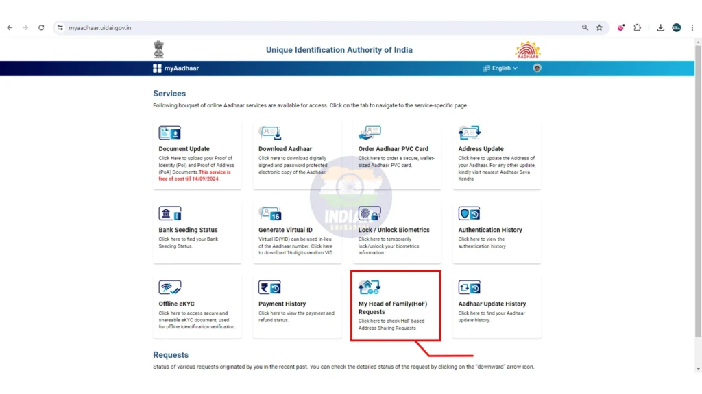 Aadhaar Card Address Change Online